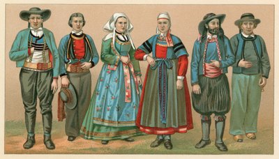 Französische Tracht von French School